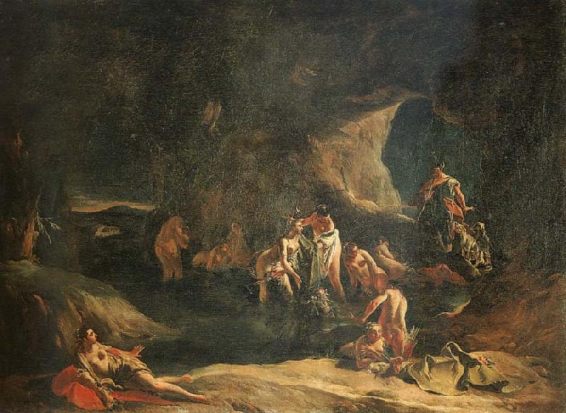 Giovanni Battista Tiepolo Diana and Actaeon France oil painting art